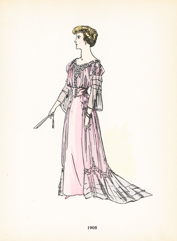 Bayan modası, 1905 by French School