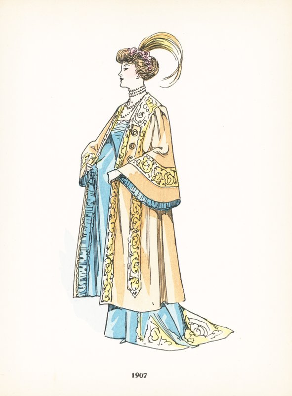 Bayan modası, 1907 by French School
