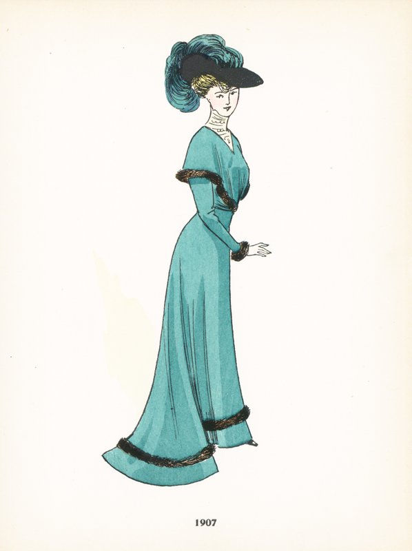 Bayan modası, 1907 by French School