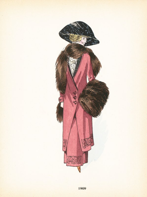 Bayan modası, 1909 by French School