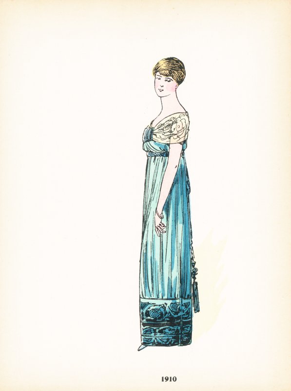 Bayan modası, 1910 by French School
