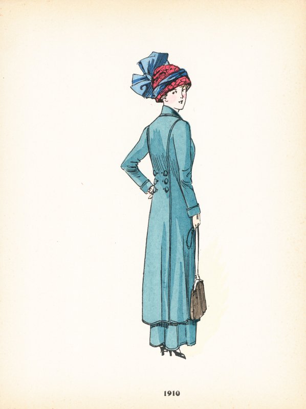 Bayan modası, 1910 by French School
