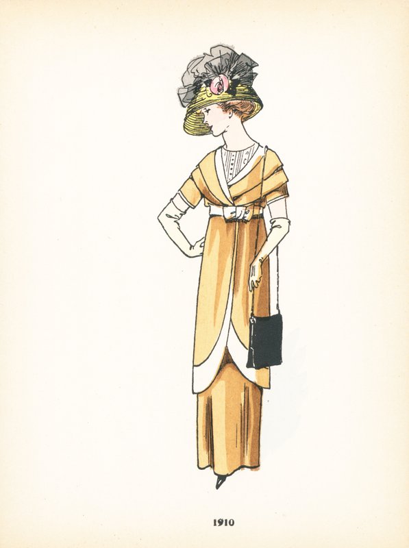 Bayan modası, 1910 by French School