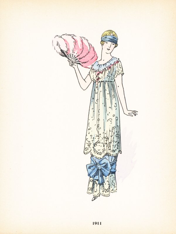 Bayan modası, 1911 by French School