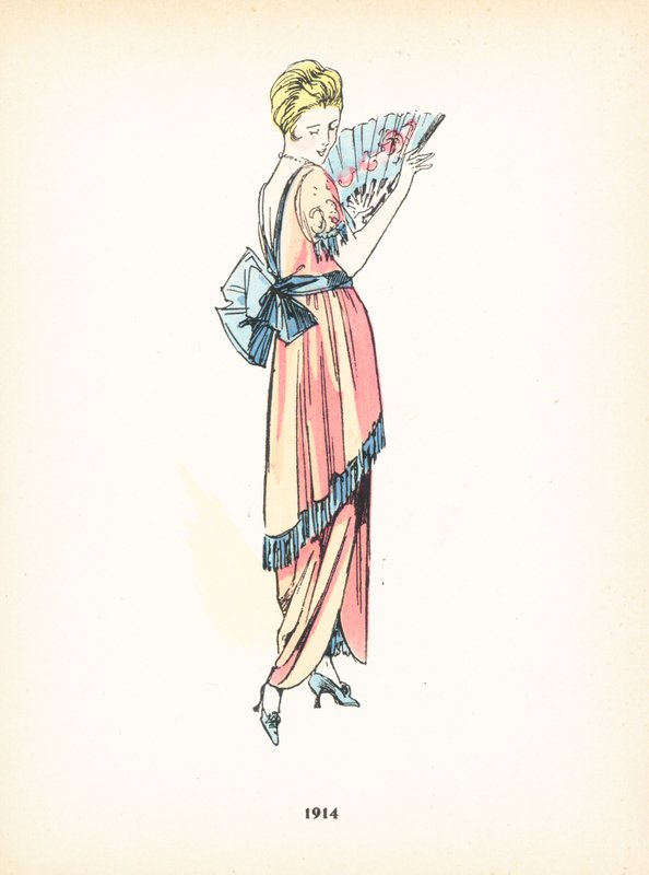 Bayan modası, 1914 by French School