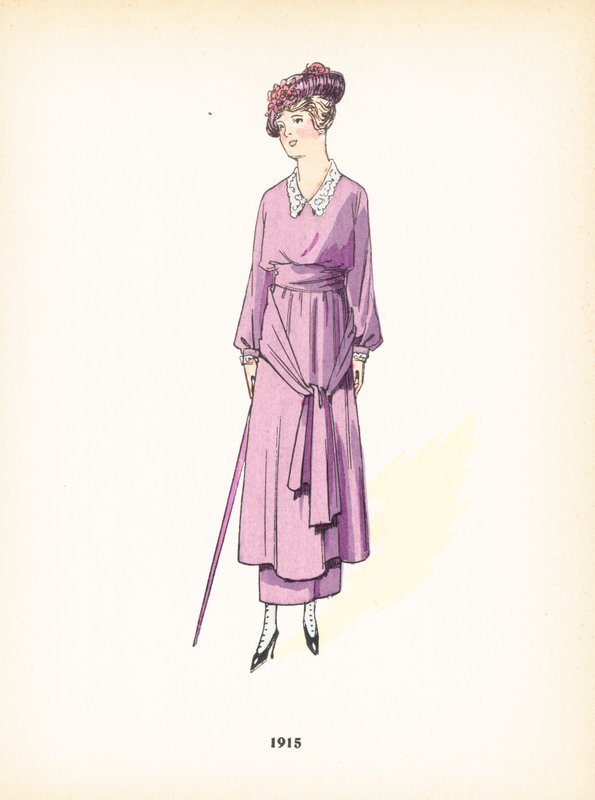 Bayan modası, 1915 by French School