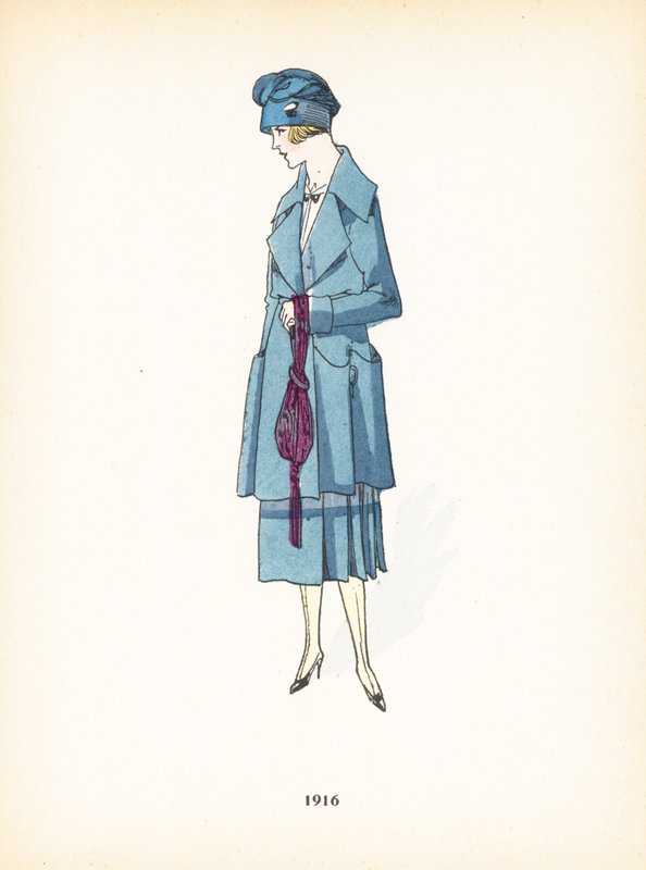 Bayan modası, 1916 by French School