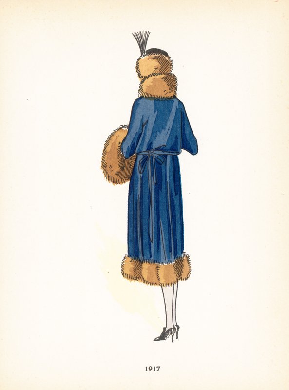 Bayan modası, 1917 by French School