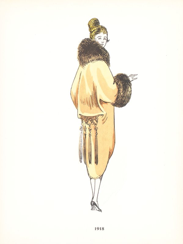 Bayan modası, 1918 by French School