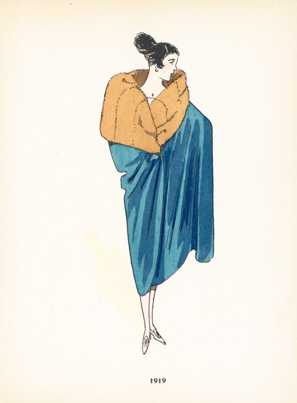 Bayan modası, 1919 by French School