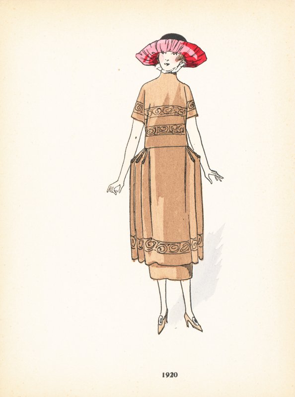 Bayan modası, 1920 by French School