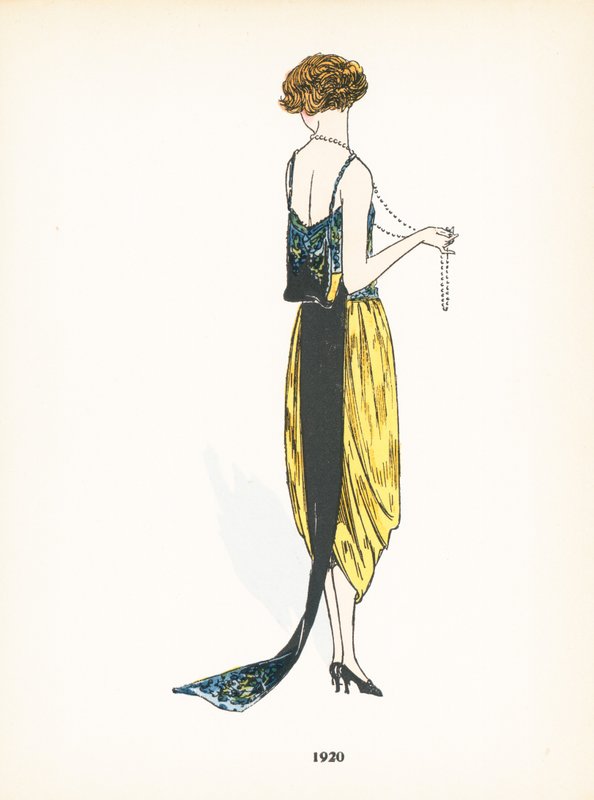 Bayan modası, 1920 by French School