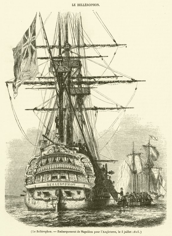 Le Bellerophon (gravür) by French School