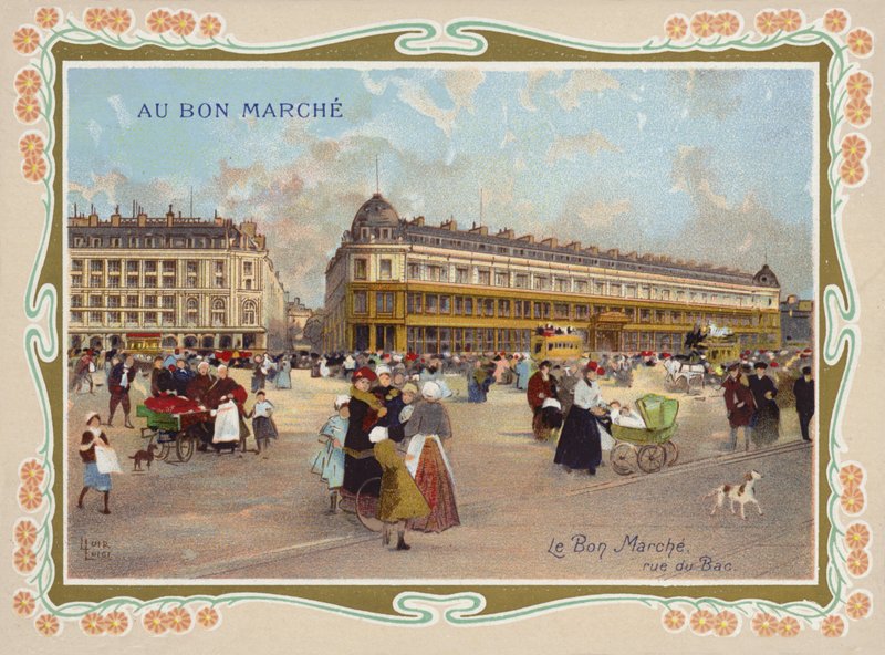 Le Bon Marche, rue du Bac, Paris by French School