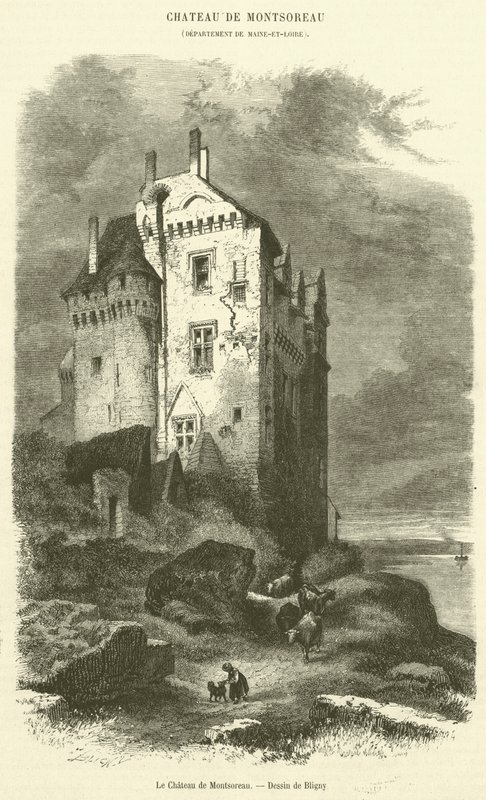 Chateau de Montsoreau (gravür) by French School