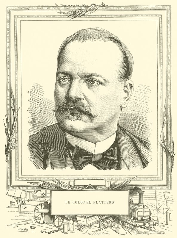 Le Colonel Flatters (gravür) by French School