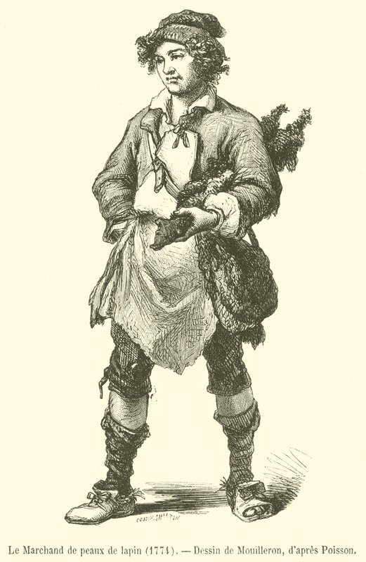 Tavşan Derisi Tüccarı by French School
