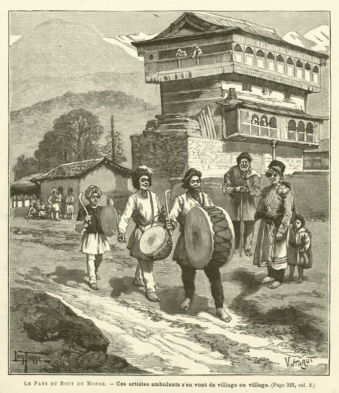Dünyanın Sonu Ülkesi (gravür) by French School