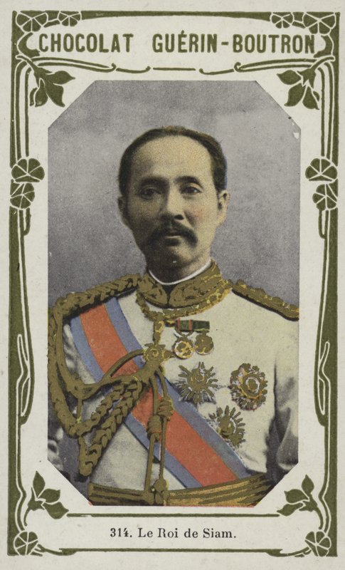 Le Roi de Siam (coloured photo) by French School