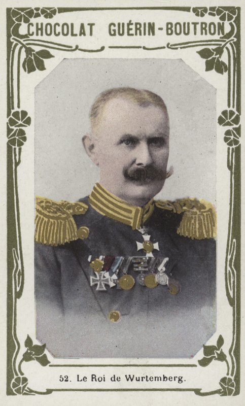 Württemberg Kralı (renkli fotoğraf) by French School