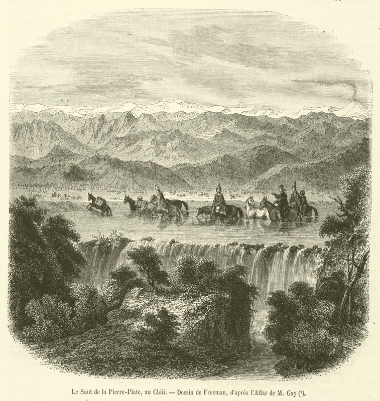 Le Saut de la Pierre-Plate, Şili