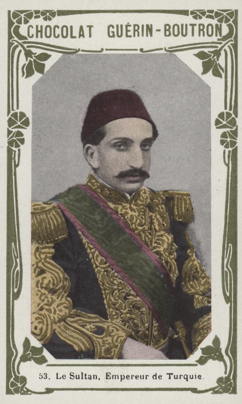 Sultan, Türkiye İmparatoru (renkli fotoğraf) by French School