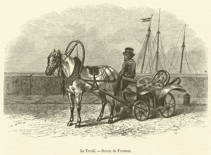 Le Troski (gravür) by French School
