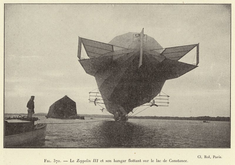 Zeppelin III ve Konstanz Gölü