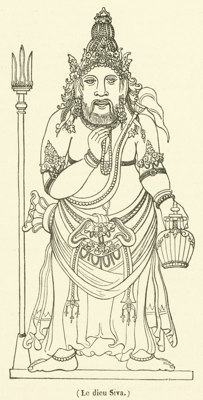 Tanrı Siva (gravür) by French School