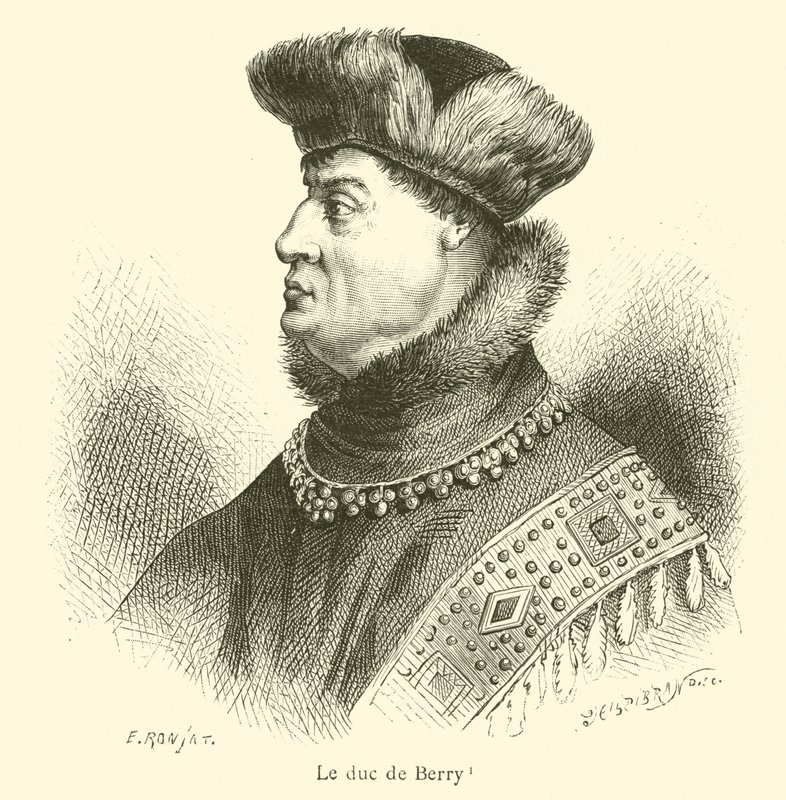 Berry Dükü (gravür) by French School