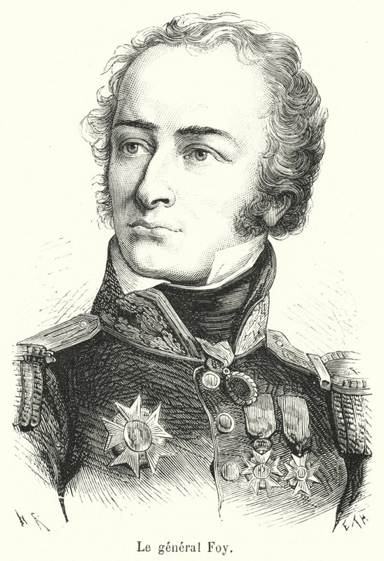 Le general Foy (gravür) by French School