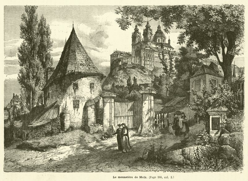 Melk Keşişi (gravür) by French School