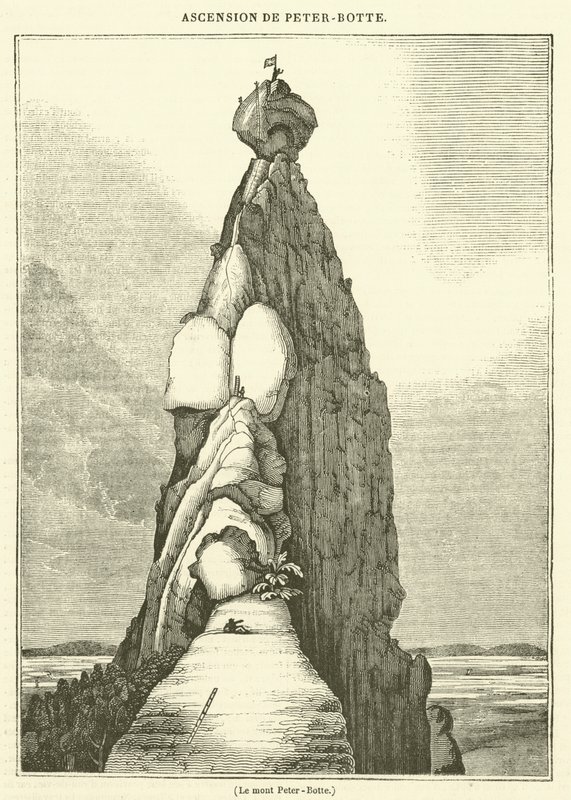 Peter-Botte Dağı (gravür) by French School