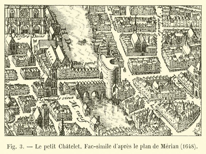 Le petit Chatelet, Merian