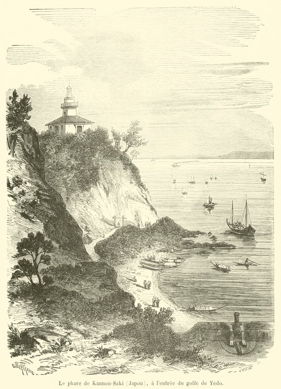 Kannon-Saki deniz feneri (Japonya), Yedo Körfezi