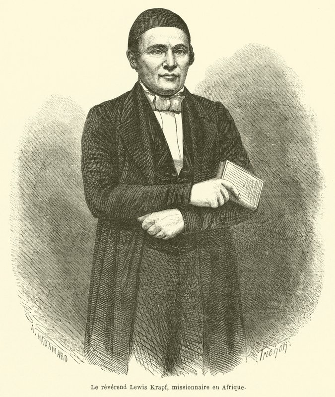 Rahip Lewis Krapf, Afrika