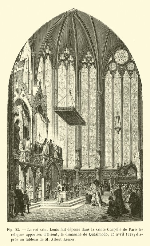 Kral Saint Louis, 25 Nisan 1248 Pazar günü Quasimodo
