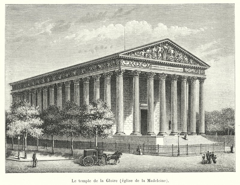 Zafer Tapınağı, Madeleine Kilisesi by French School