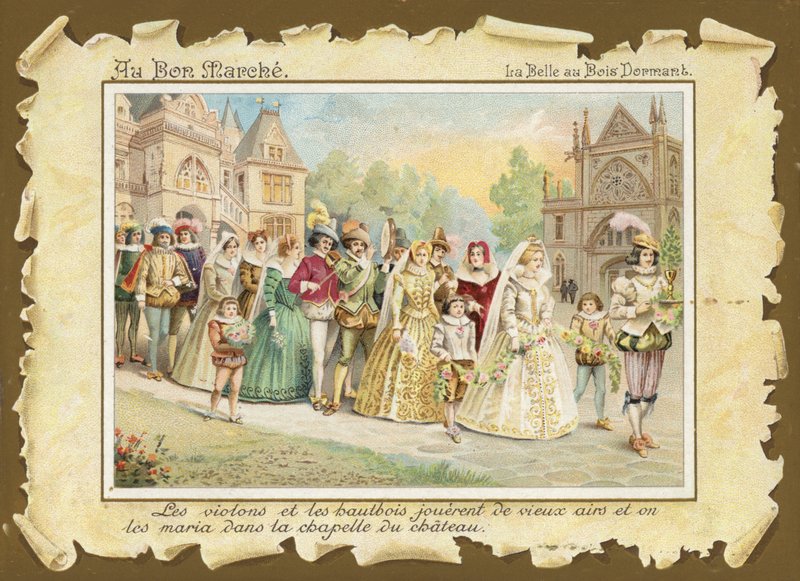 Şapelden Ayrılırken Uyuyan Güzel by French School