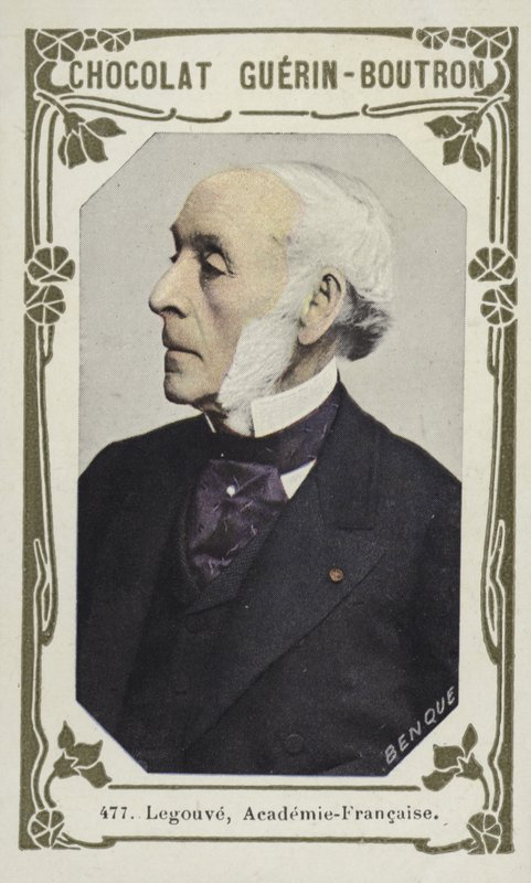 Legouve, Academie-Francaise (renkli fotoğraf) by French School