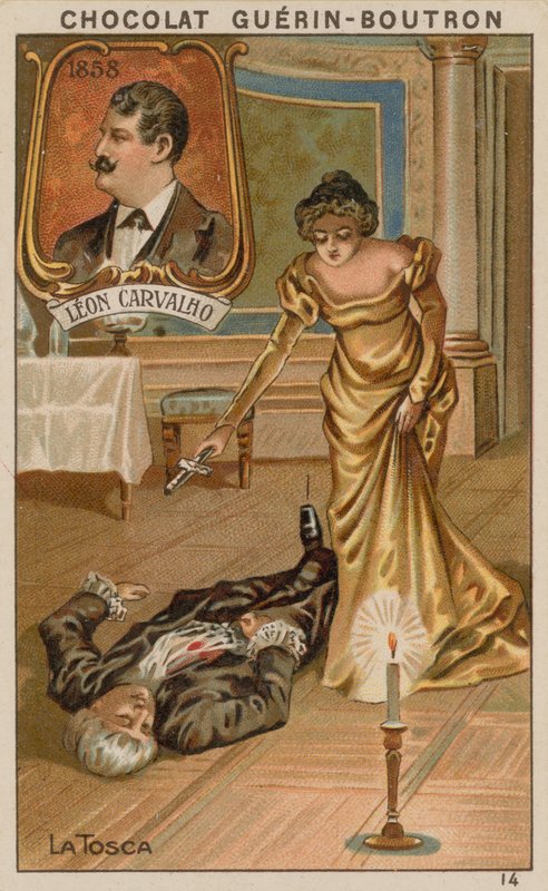 Leon Carvalho, La Tosca by French School