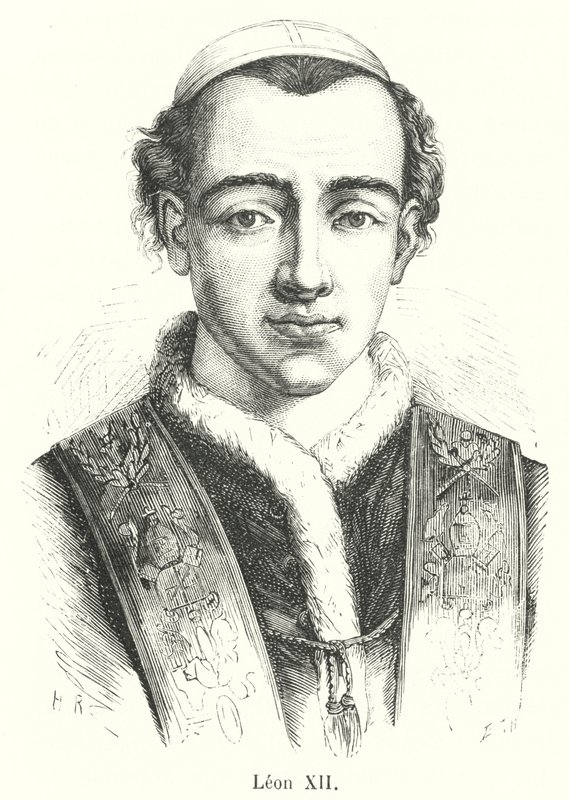 Leon XII (gravür) by French School