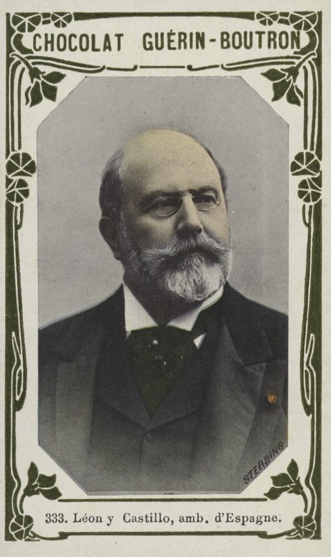 Leon y Castillo, büyükelçi dEspagne (renkli fotoğraf) by French School