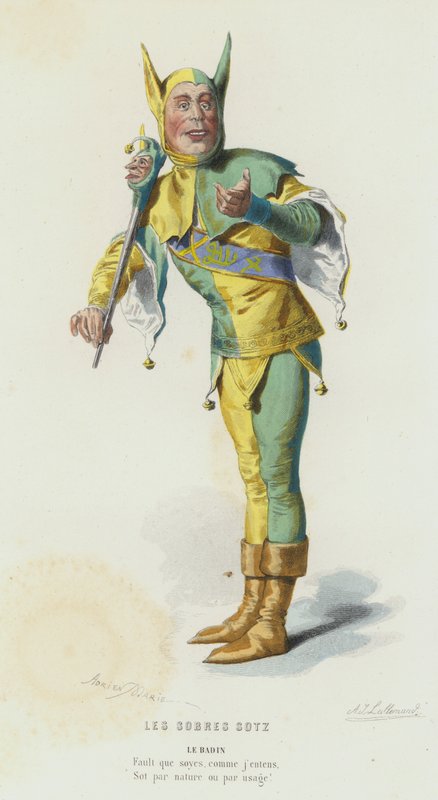 Sotz Zarflar (renkli gravür) by French School