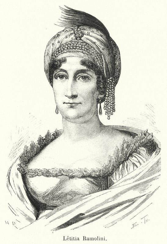 Letitia Ramolini (gravür) by French School
