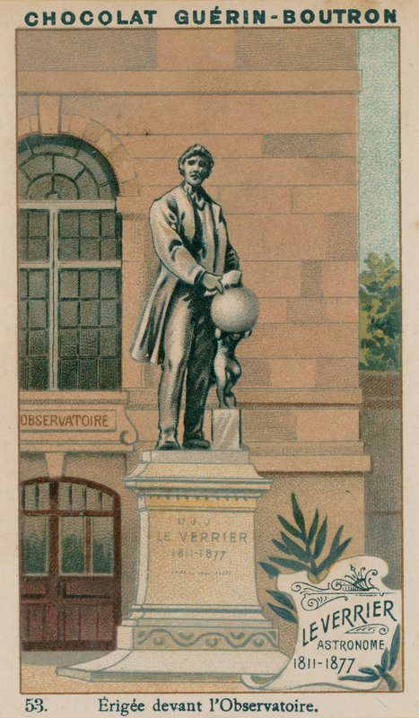 Leverrier, Astronom, 1811-1877, Erigee Gözlemevinin önünde by French School