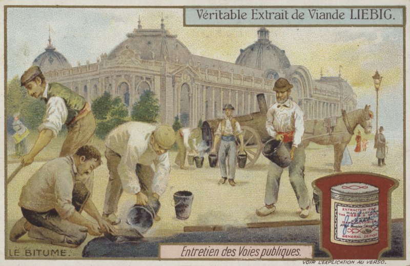 Yol bakımı özelliğine sahip Liebig kartı by French School
