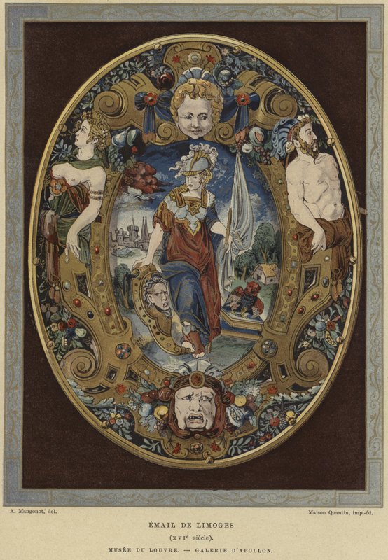 Limoges emaye, 16. yüzyıl by French School
