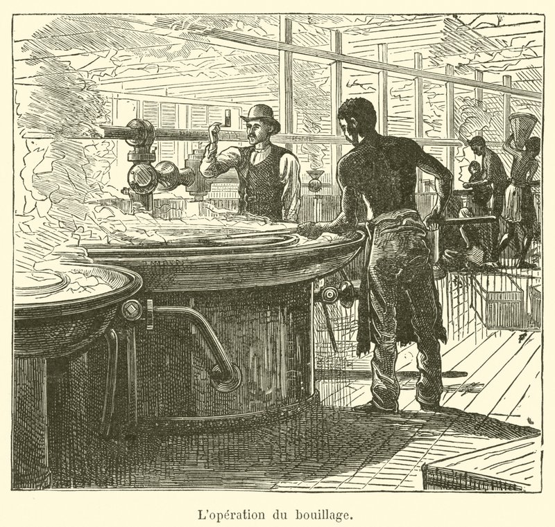 Kaynatma işlemi (gravür) by French School