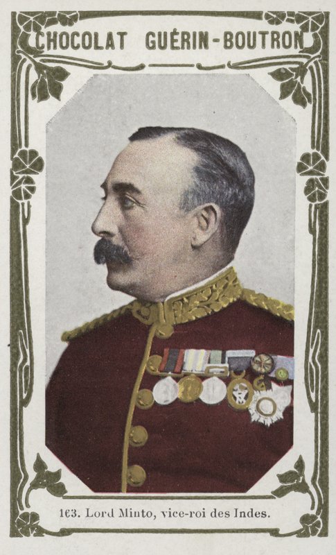 Lord Minto, vice-roi des Indes (renkli fotoğraf) by French School